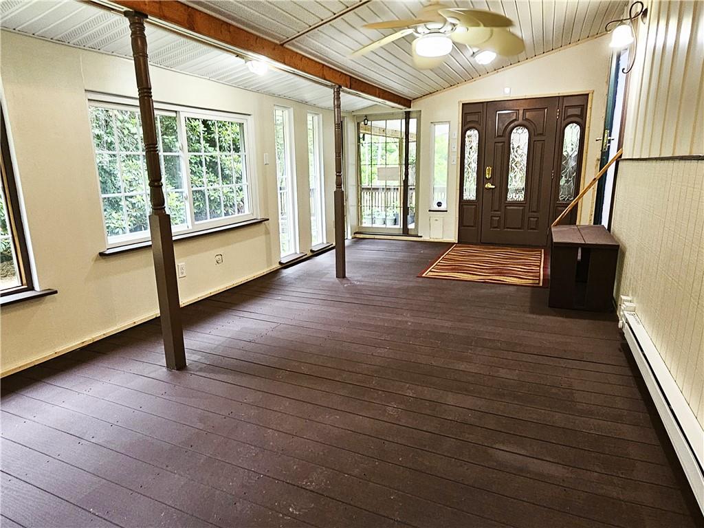615 Fallen Timbers Road Point Marion, PA 15474 - Photo 4 of 44 a view of an entryway with wooden floor and door