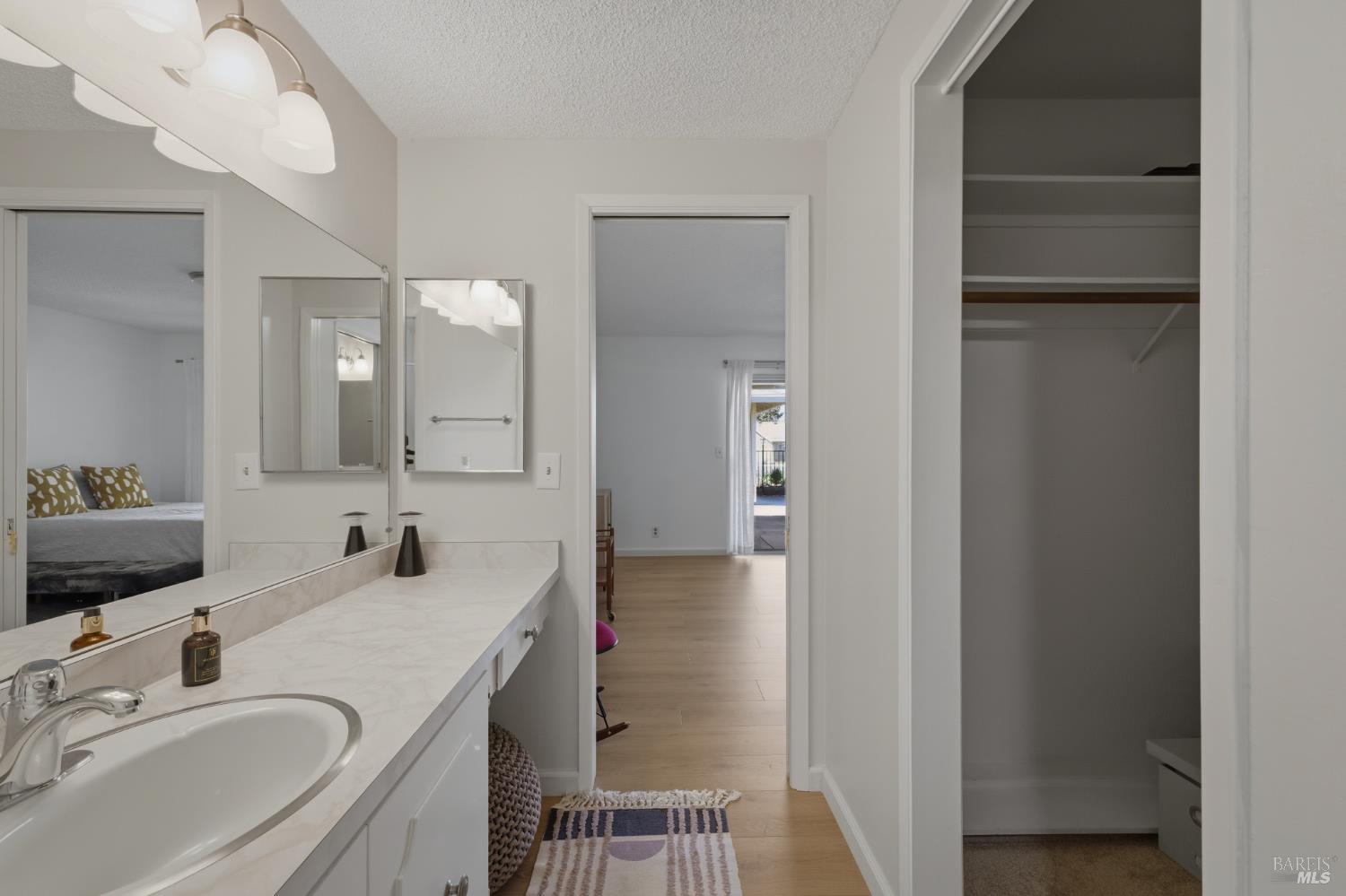 43 Aspen Meadows Circle Santa Rosa, CA 95409 - Photo 30 of 52 Primary Vanity and walk in closet to the right.
