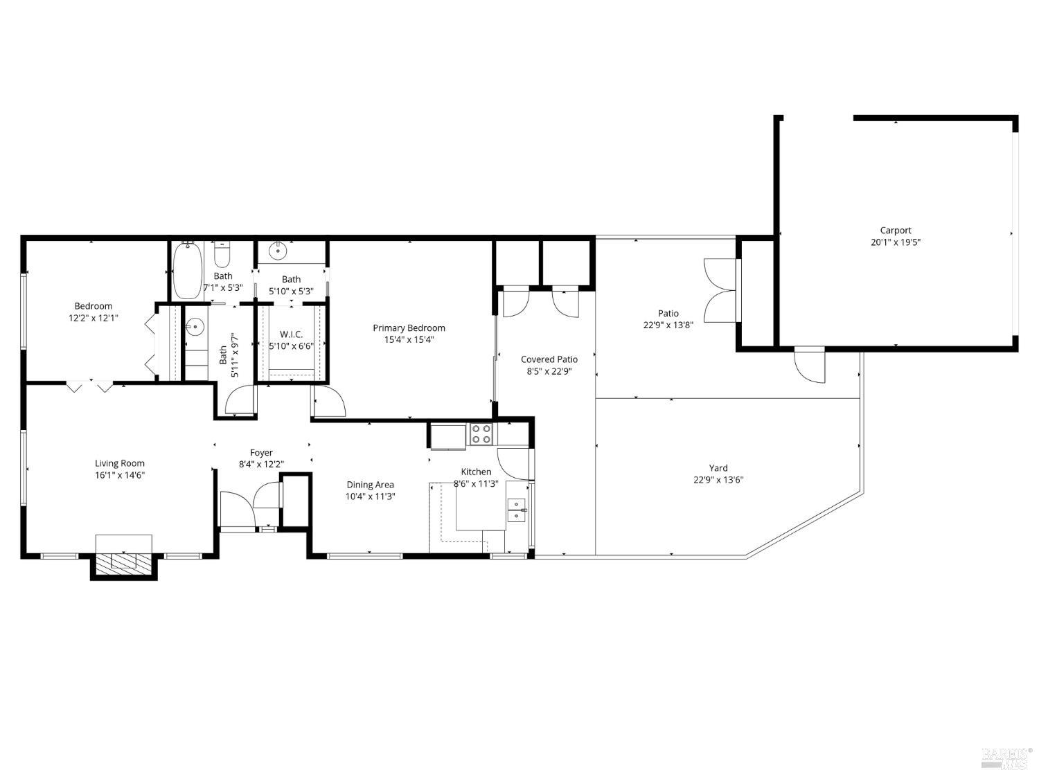 43 Aspen Meadows Circle Santa Rosa, CA 95409 - Photo 52 of 52 Floor plan, square footage and dimensions are provided for illustrative purposes and may not be accurate. Buyer is advised to independently verify all measurements.