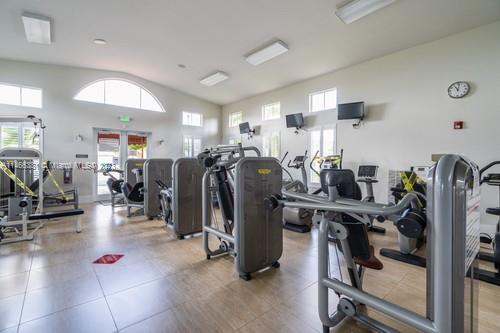 13234 Southwest 128th Path Miami, FL 33186 - Photo 35 of 38 a view of a room with gym equipment