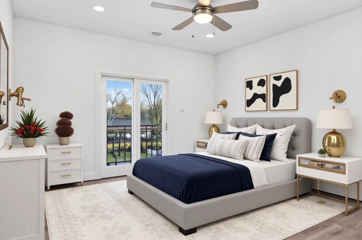 10232 Porto Rico Road Houston, TX 77041 - Photo 18 of 30 a bedroom with bed and white walls