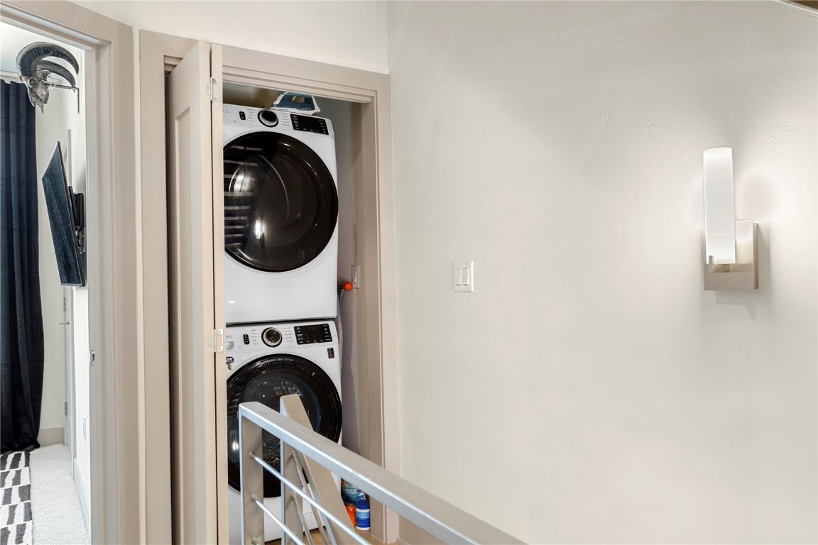 58 3rd Street, Unit D Silverthorne, CO 80498 - Photo 21 of 29 a view of entryway with washer and dryer