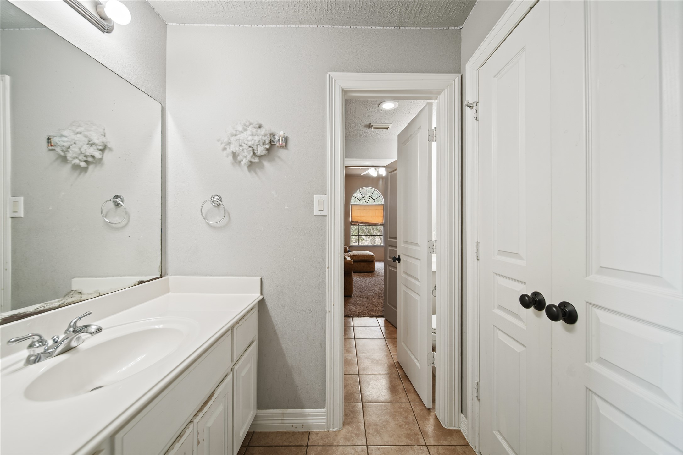 3414 Rue Orleans Missouri City, TX 77459 - Photo 37 of 46 a bathroom with a sink and mirror