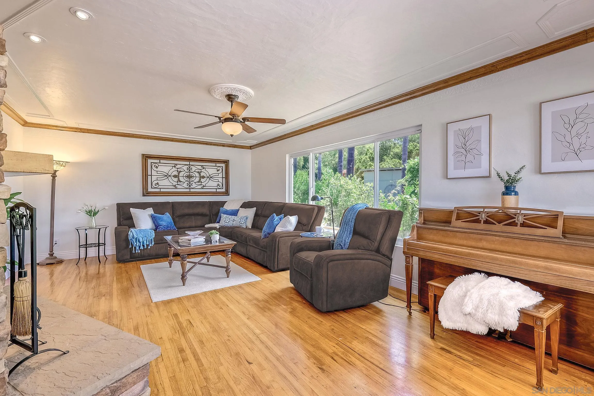 1996 Valley Rim Road El Cajon, CA 92019 - Photo 34 of 74 a living room with furniture and a large window