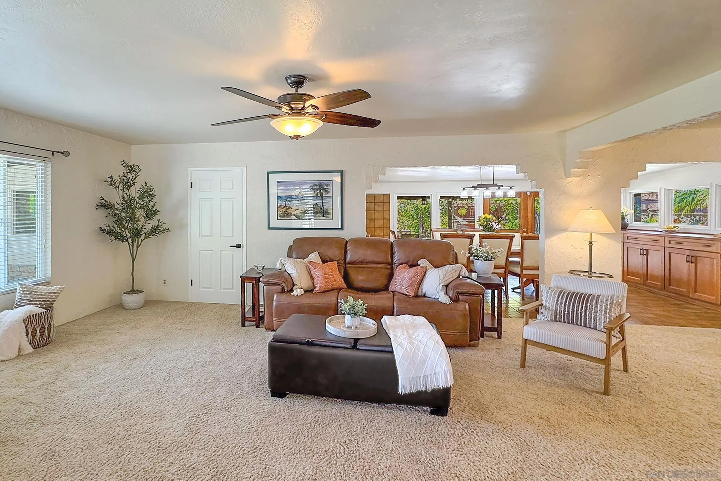 1996 Valley Rim Road El Cajon, CA 92019 - Photo 35 of 74 a living room with furniture and a large window