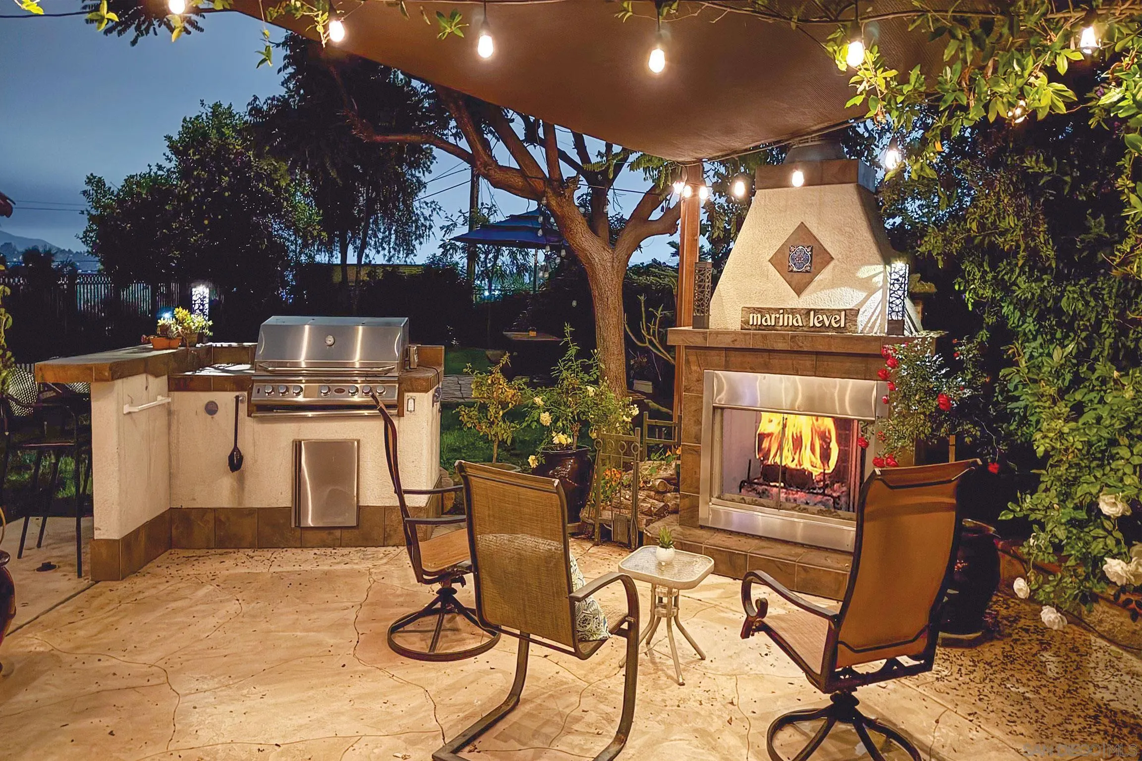 1996 Valley Rim Road El Cajon, CA 92019 - Photo 41 of 74 a view of a chairs and tables in patio