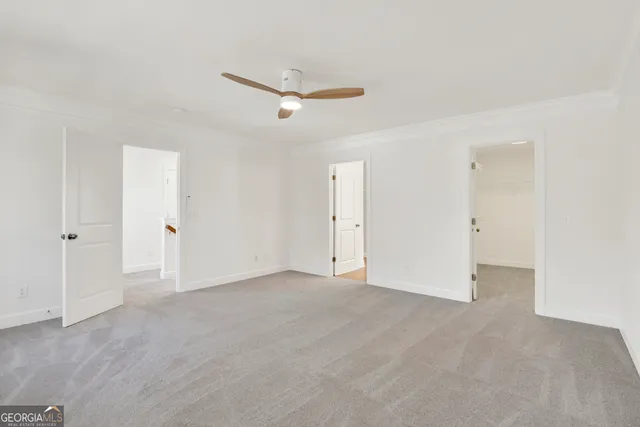 a view of an empty room