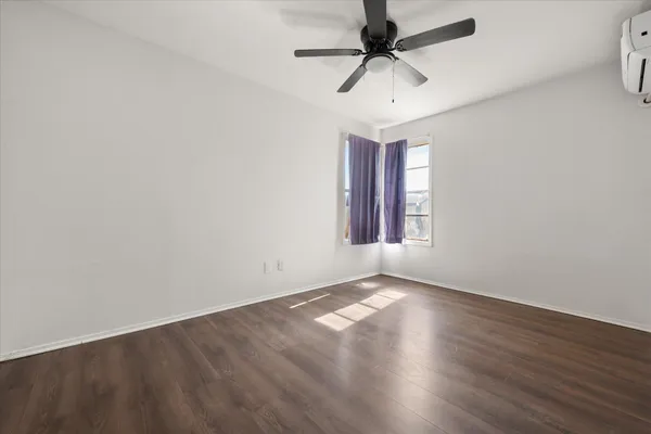 wooden floor in an empty room