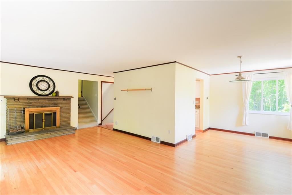115 Byron Road Pittsburgh, PA 15237 - Photo 8 of 23 The gorgeous hardwood continues into the dining room.