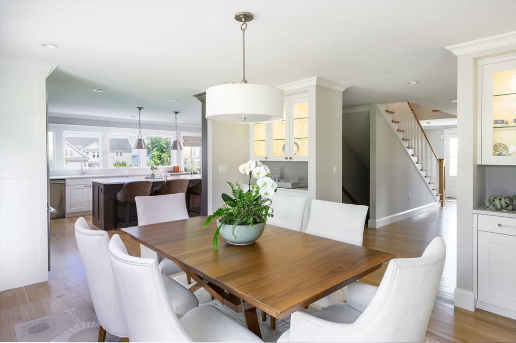 34 Highview Drive Hingham, MA 02043 - Photo 14 of 40 a view of a dining room with furniture window and wooden floor