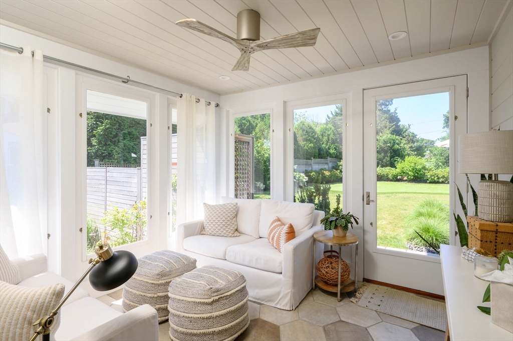 34 Highview Drive Hingham, MA 02043 - Photo 18 of 40 a living room with furniture and a large window
