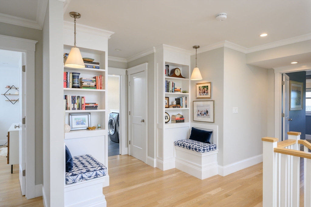 34 Highview Drive Hingham, MA 02043 - Photo 20 of 40 a kitchen with refrigerator and cabinets
