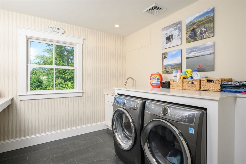 34 Highview Drive Hingham, MA 02043 - Photo 26 of 40 a view of utility room with washer and dryer