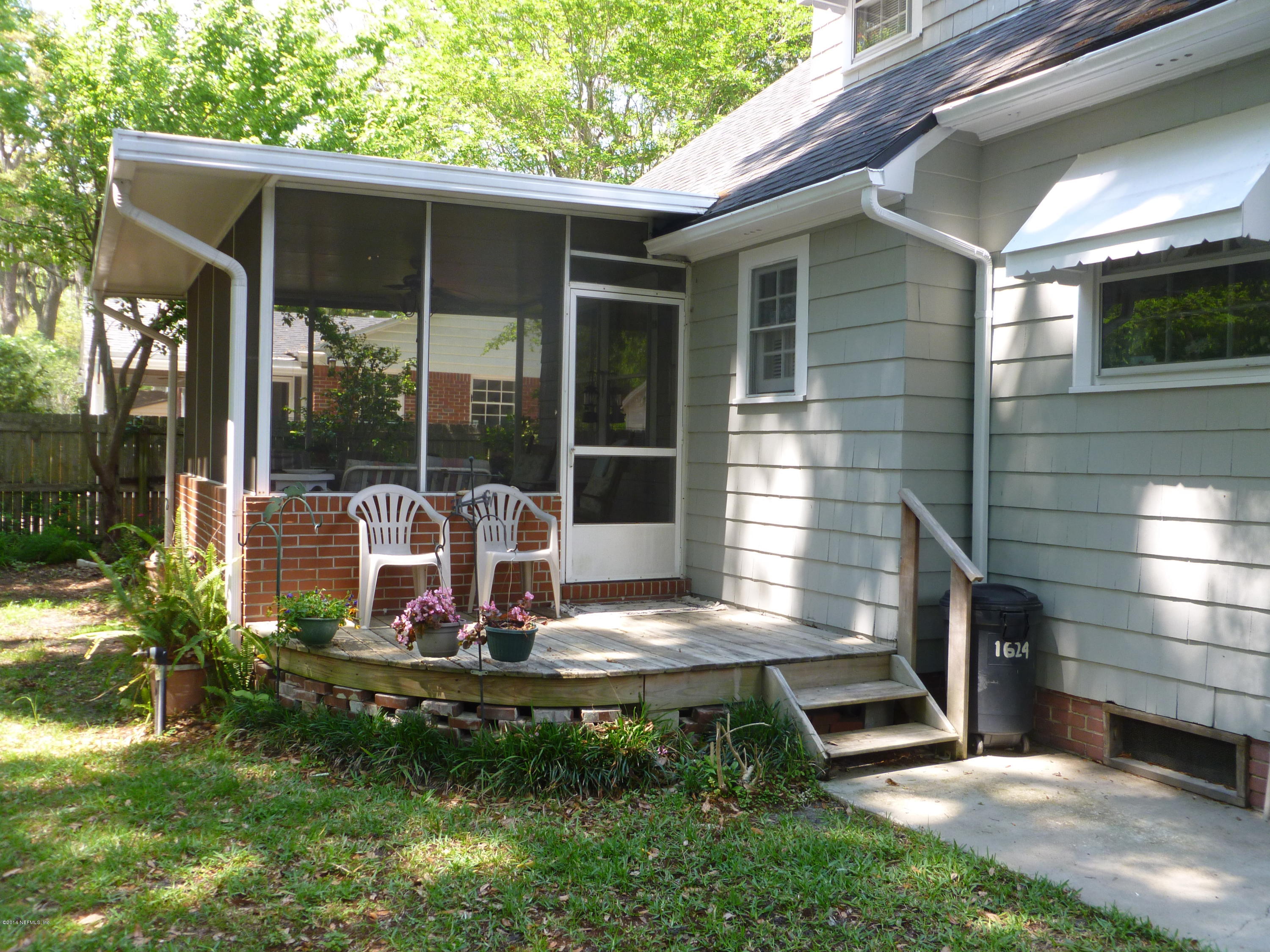 1624 Pershing Road Jacksonville, FL 32205 - Photo 28 of 34 Screened Porch Deck