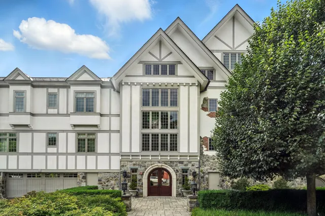 a view of a balcony with wooden floor