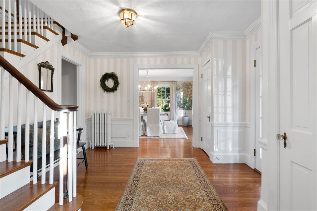 21 Rockridge Road Wellesley, MA 02481 - Photo 2 of 18 a view of a hallway view with staircase