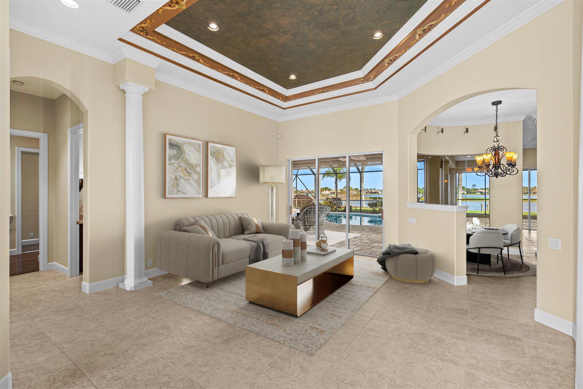 2863 BELLWIND Circle Rockledge, FL 32955 - Photo 11 of 79 a living room with furniture and a window