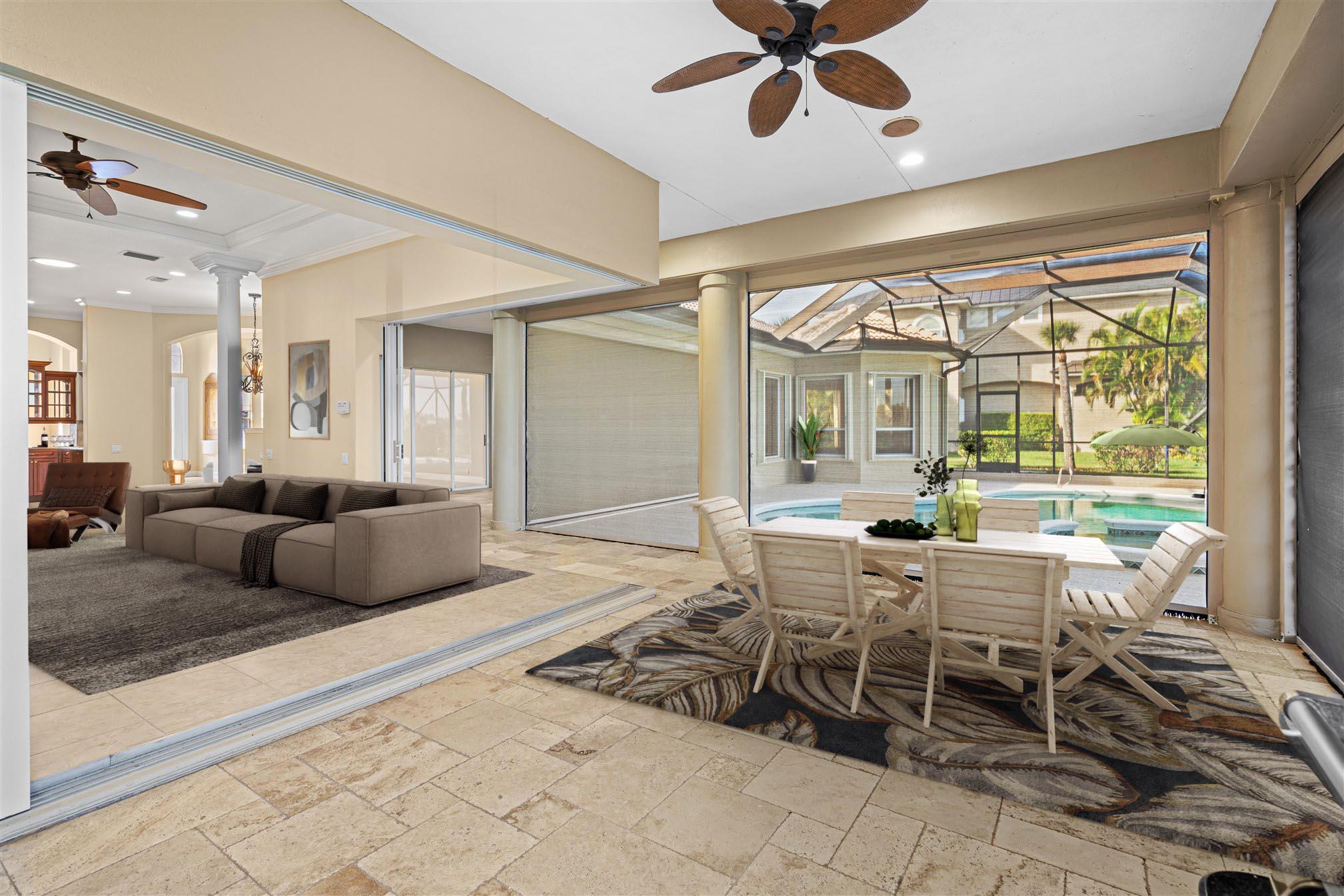 2863 BELLWIND Circle Rockledge, FL 32955 - Photo 31 of 79 a living room with furniture and a large window