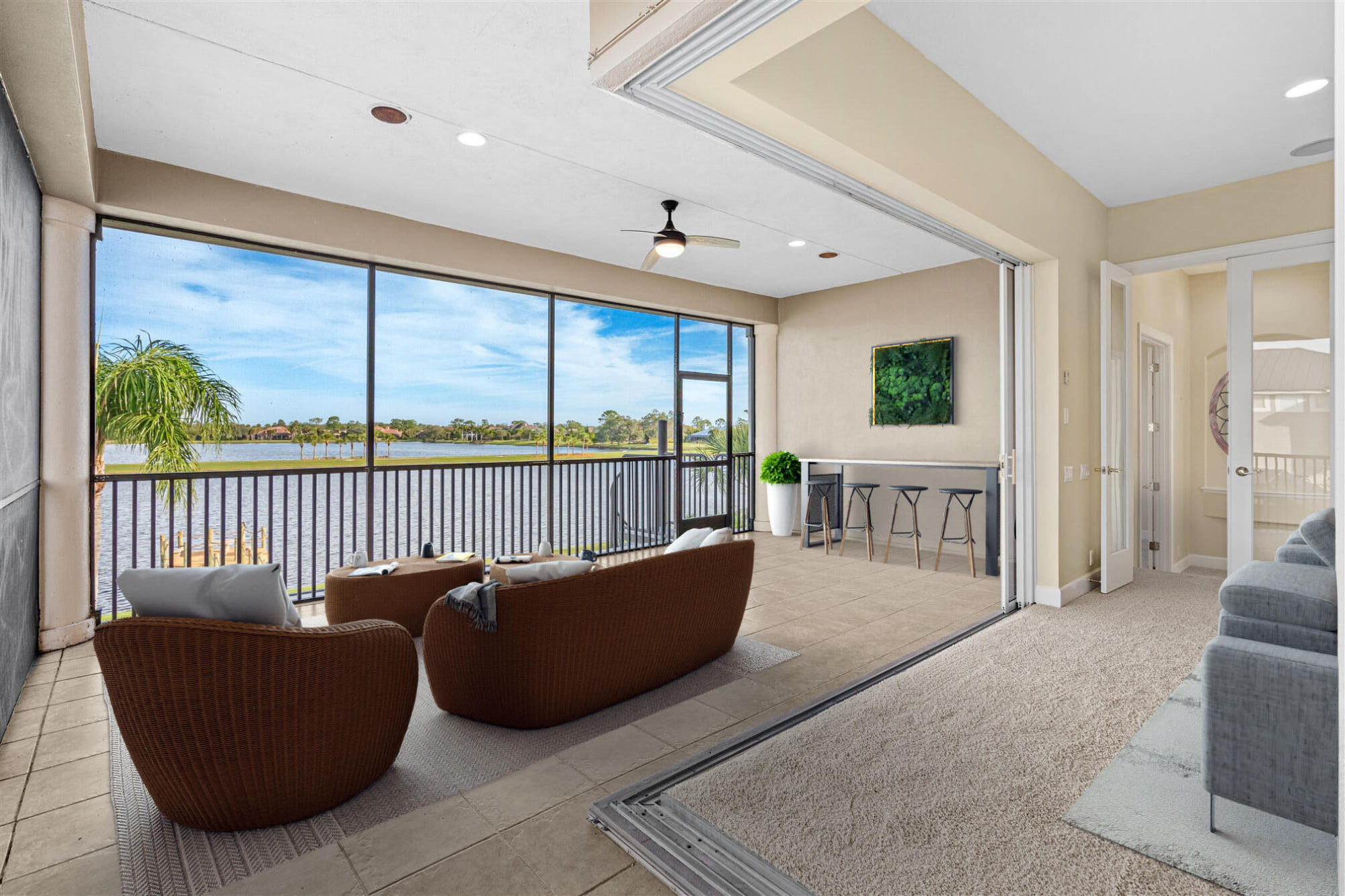 2863 BELLWIND Circle Rockledge, FL 32955 - Photo 50 of 79 a living room with furniture and a large window