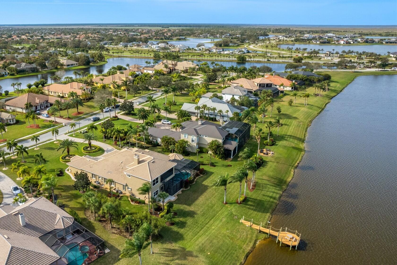 2863 BELLWIND Circle Rockledge, FL 32955 - Photo 69 of 79 an aerial view of multiple house
