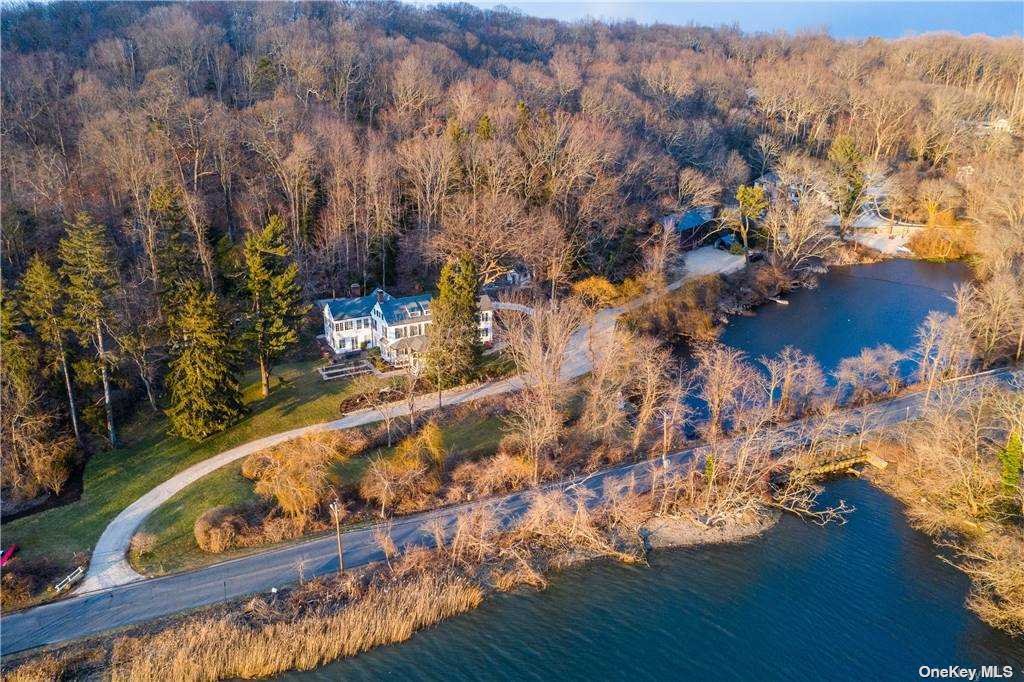 a view of swimming pool from a lake view