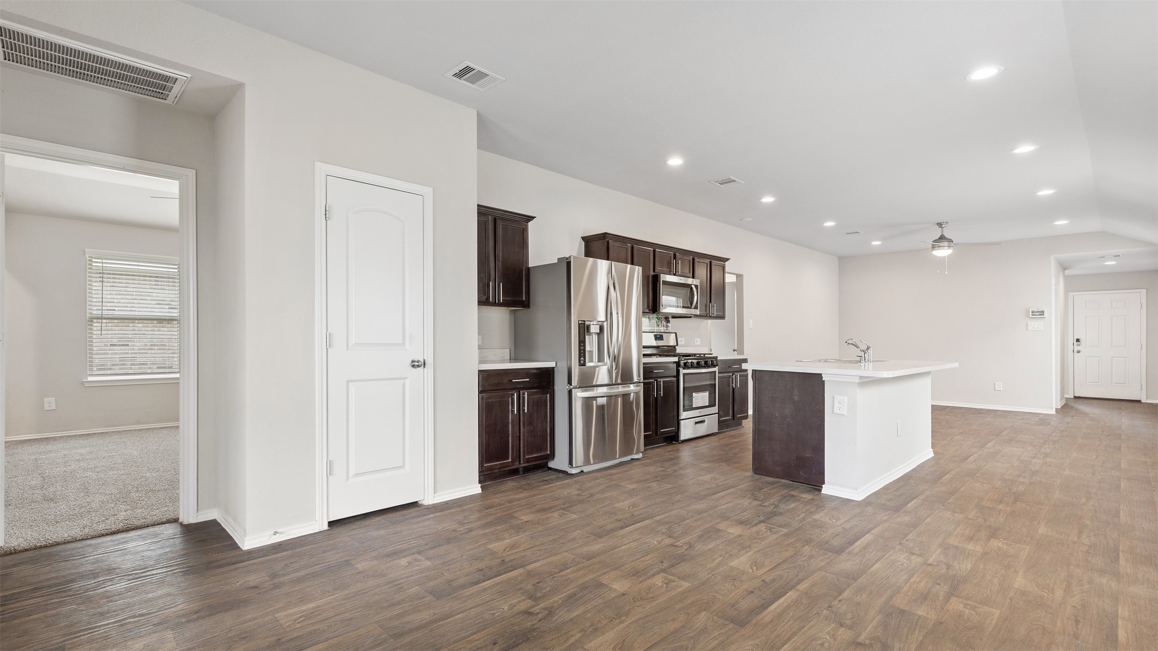 2311 Silver Plume Lane Spring, TX 77373 - Photo 10 of 24 a view of kitchen with stainless steel appliances refrigerator oven and stove