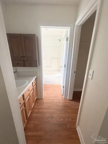 a view of an entryway with staircase