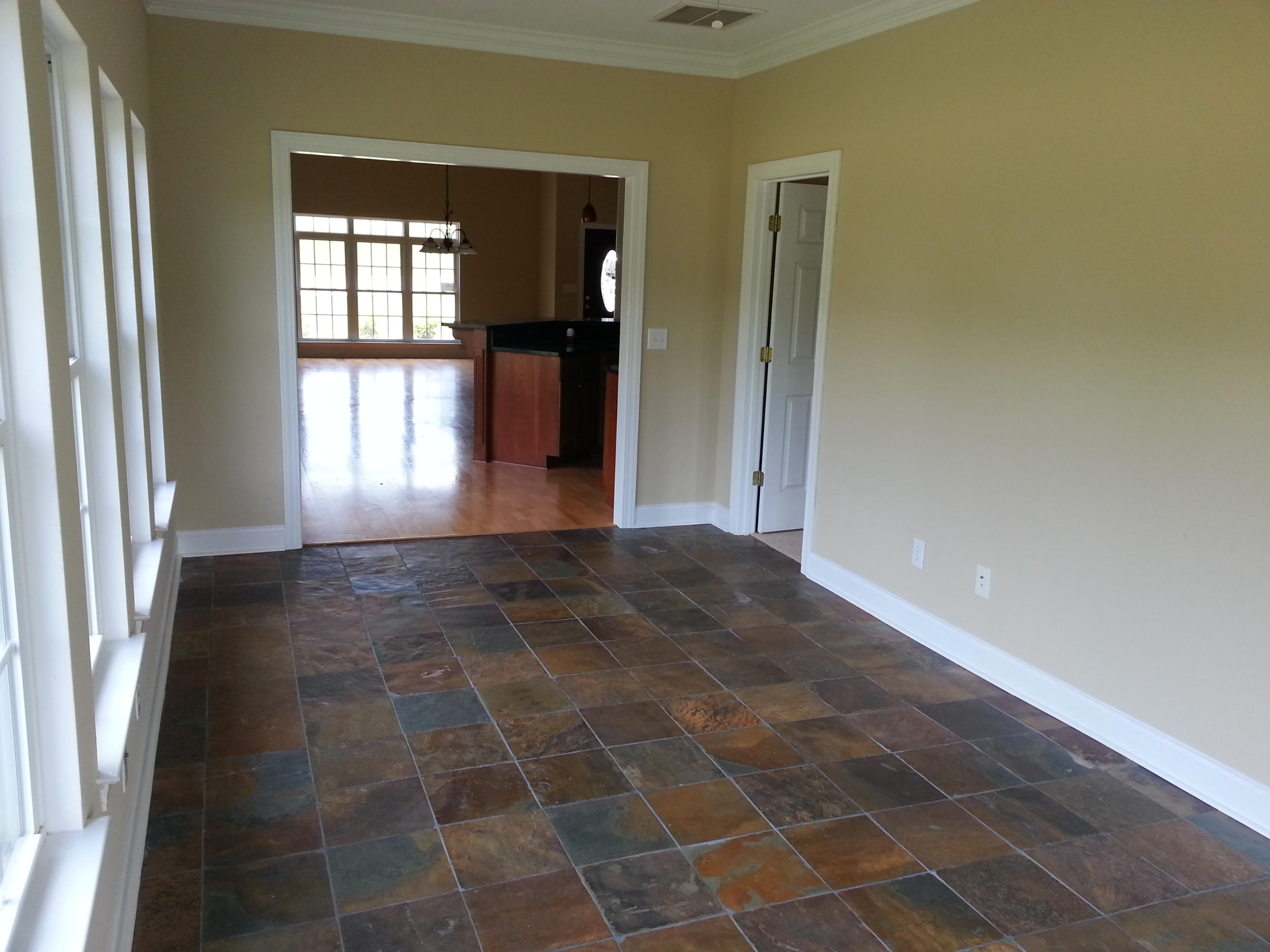 2463 Dillards Hill Road Union Hall, VA 24176 - Photo 6 of 14 a view of empty room with windows and wooden floor