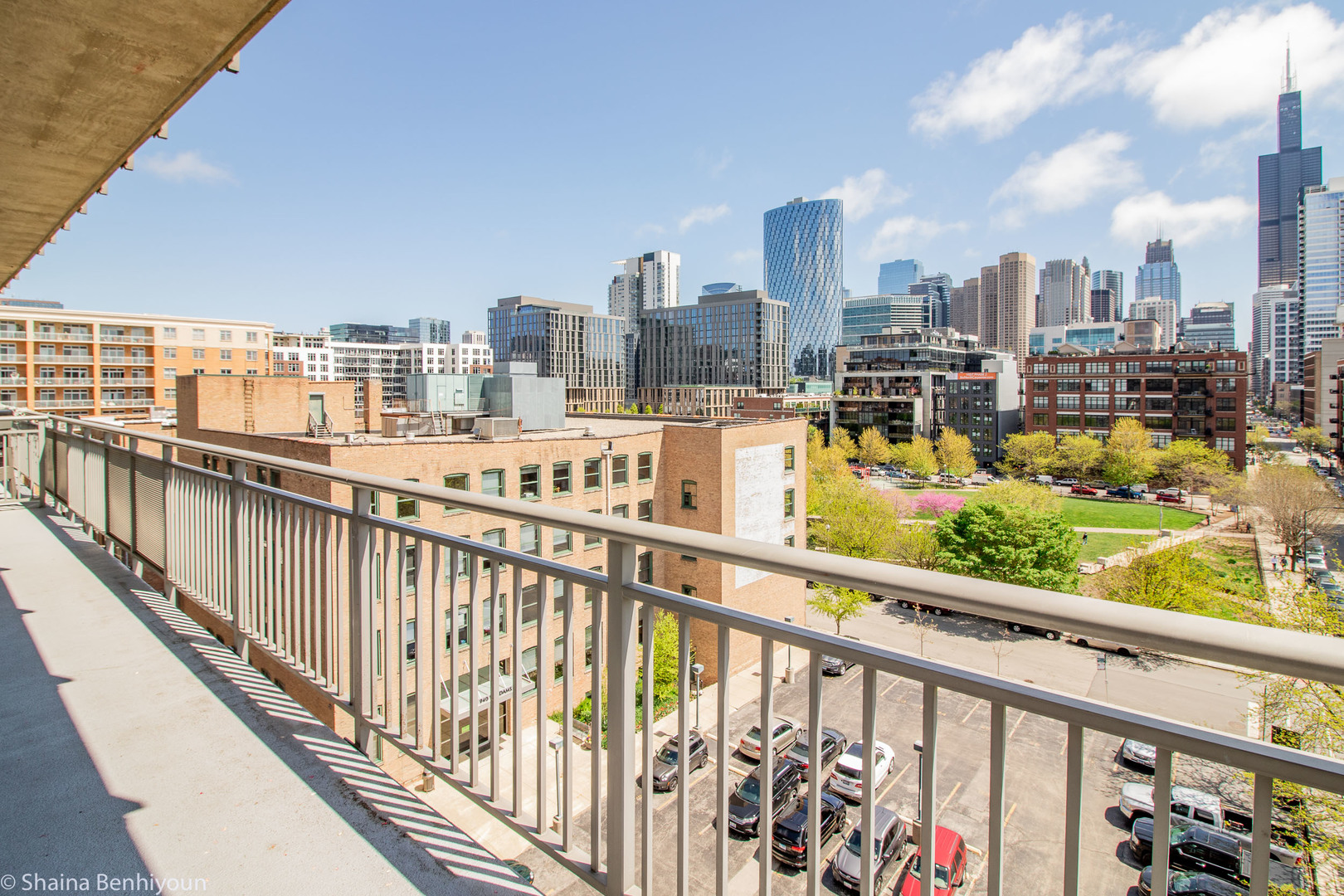 111 South Morgan Street, Unit 715 Chicago, IL 60607 - Photo 17 of 17 a view of city from a balcony