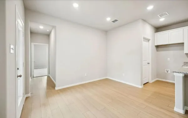 a view of an empty room