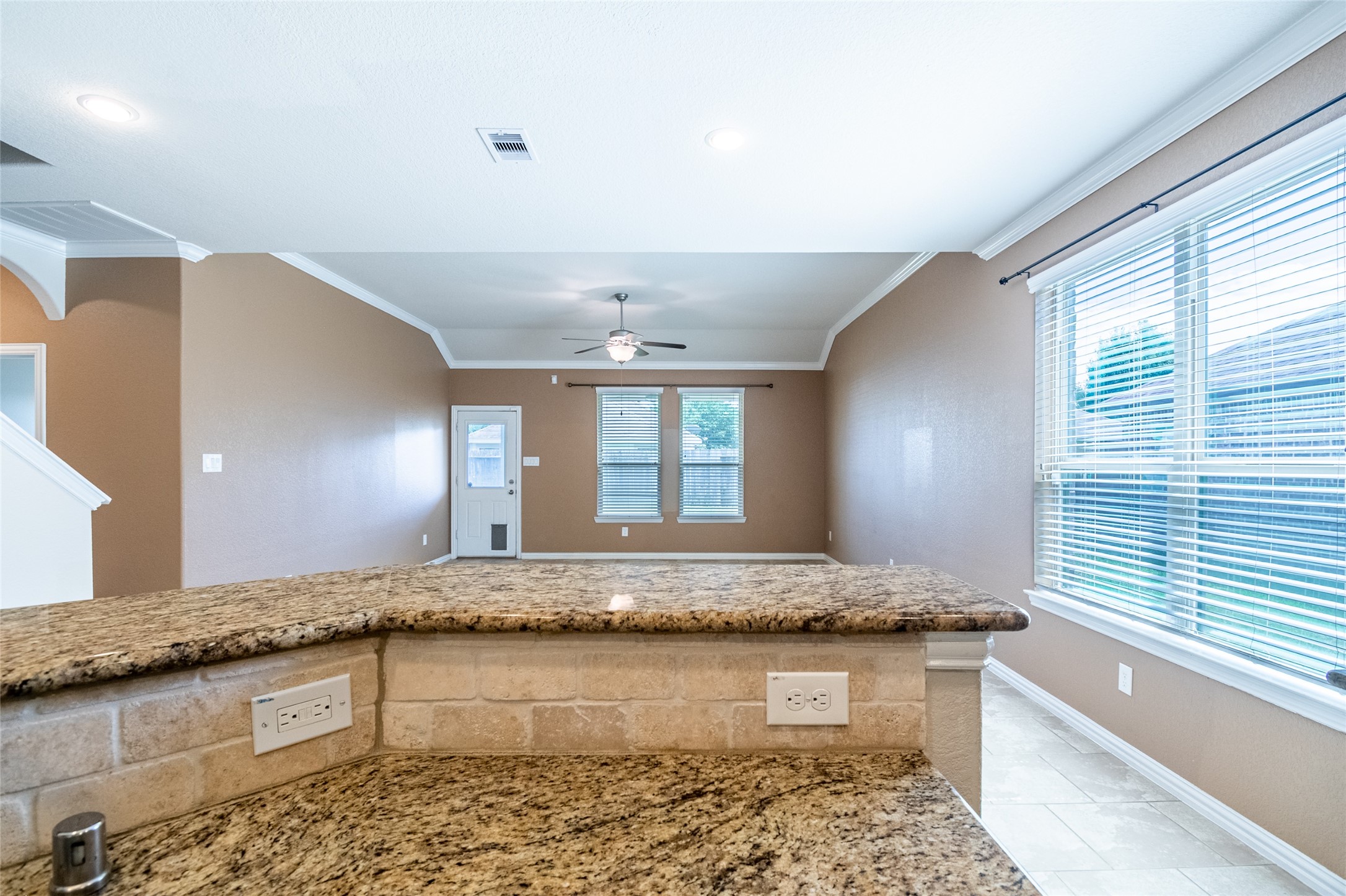 1610 Juniper Knoll Way Conroe, TX 77301 - Photo 15 of 41 a bathroom with a granite countertop sink and a large mirror