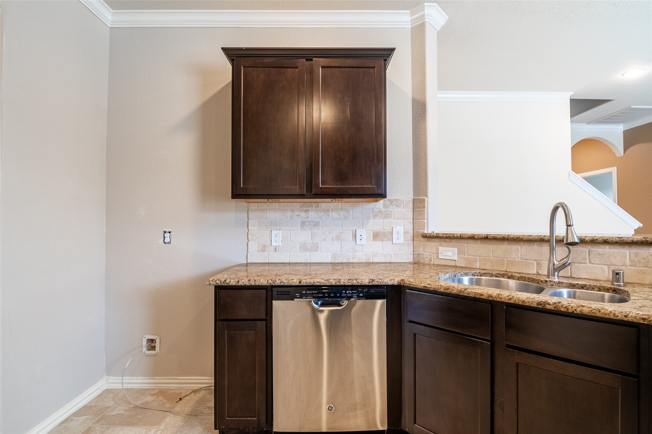 1610 Juniper Knoll Way Conroe, TX 77301 - Photo 18 of 41 a bathroom with a granite countertop sink a mirror and cabinets