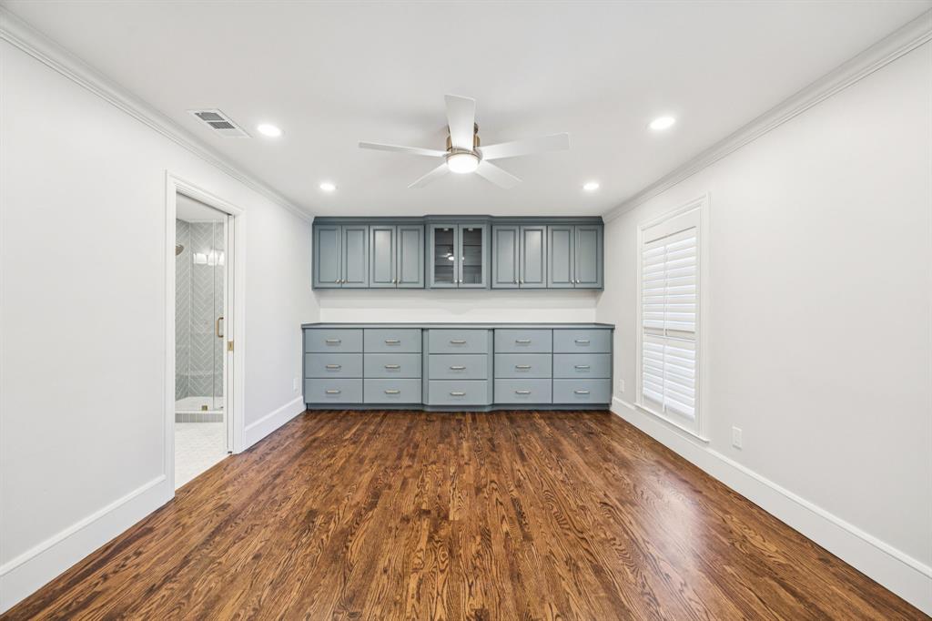 6848 Midcrest Drive Dallas, TX 75254 - Photo 23 of 35 5th bedroom doubles as office with en suite