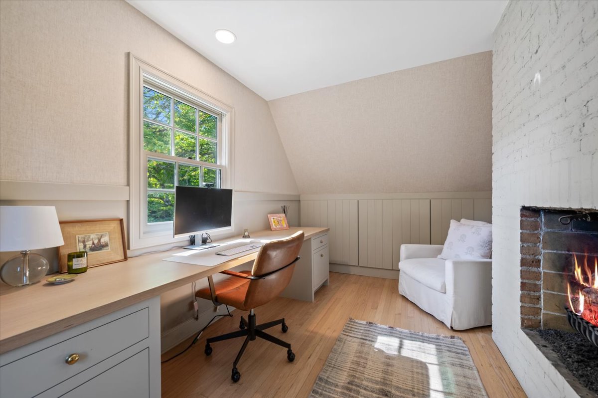 615 Ridge Road Kenilworth, IL 60043 - Photo 21 of 41 a view of a workspace with furniture and a window