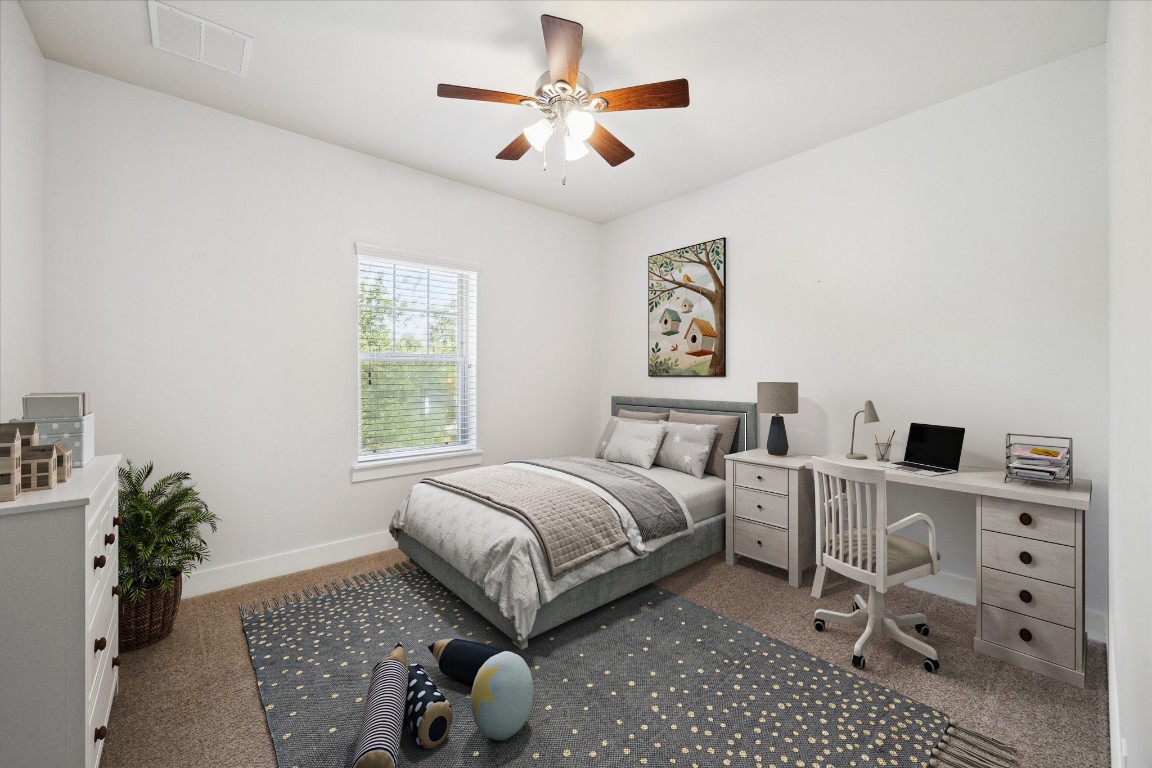 17011 Seminole Ridge Drive Cypress, TX 77433 - Photo 24 of 33 1st of 2 secondary bedrooms upstairs *virtually staged