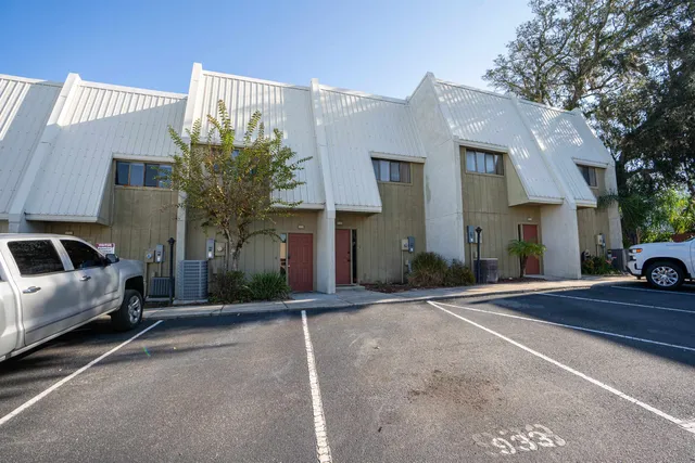 a car parked in front of a house