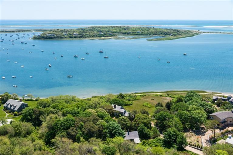 74 Sears Point Road Chatham, MA 02633 - Photo 5 of 21 an aerial view of beach and ocean