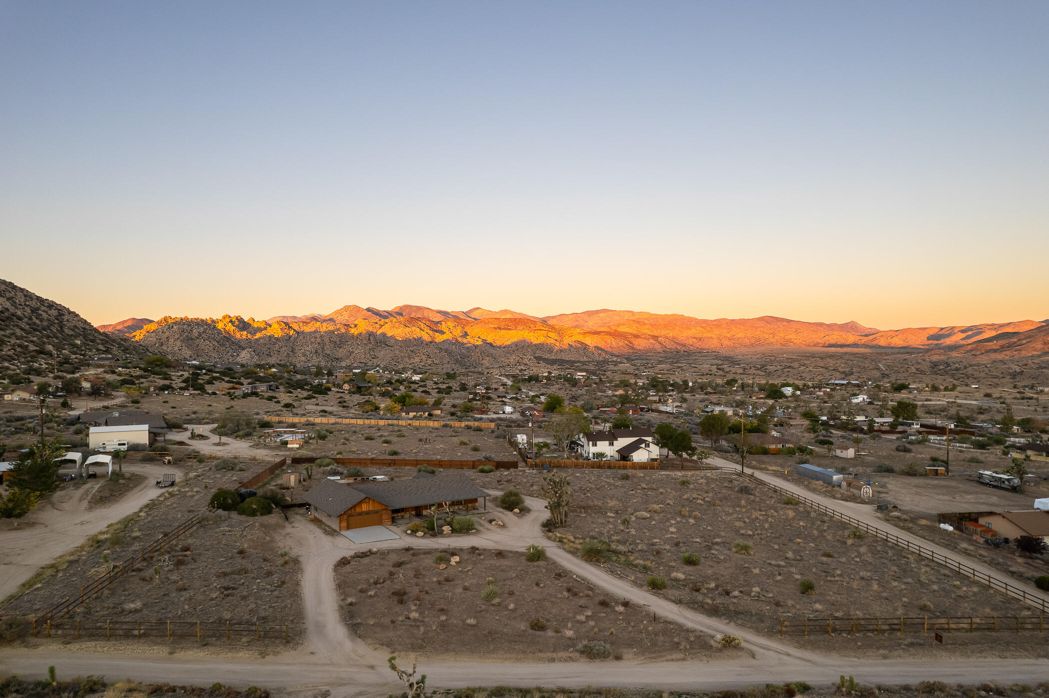 5544 Roy Rogers Road Pioneertown, CA 92268 - Photo 29 of 35 a view of a city with mountain