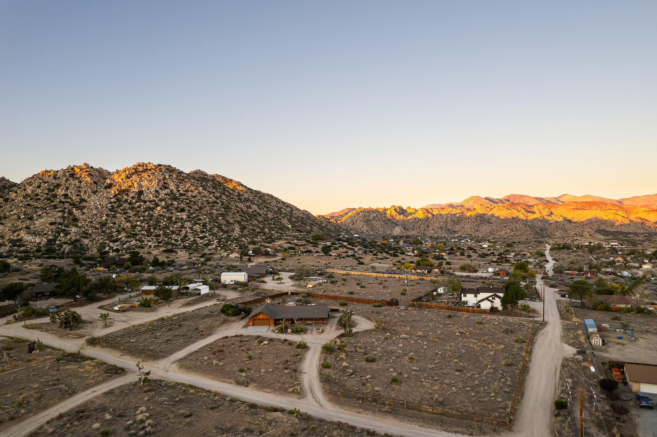 5544 Roy Rogers Road Pioneertown, CA 92268 - Photo 3 of 35 an aerial view of residential house and car parked
