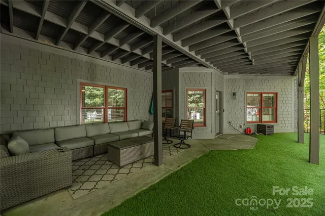 a front view of a house with a porch