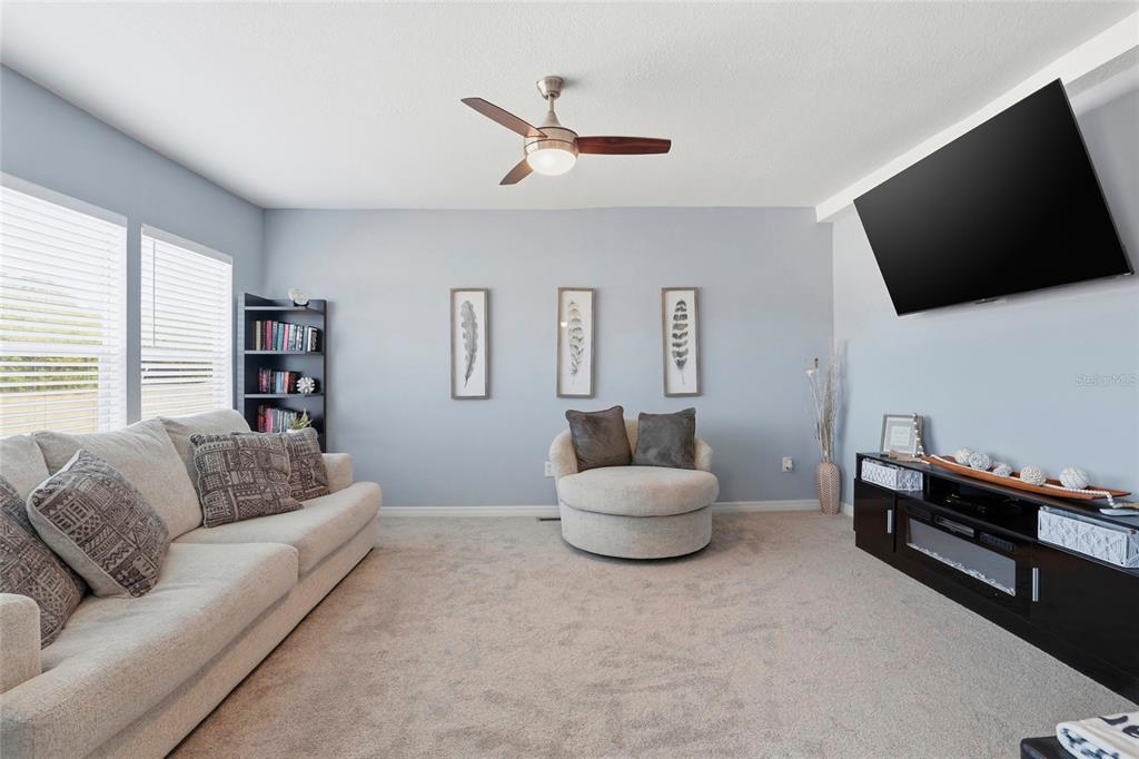 952 Gallilee Loop Lake City, FL 32024 - Photo 22 of 60 a living room with furniture and a flat screen tv