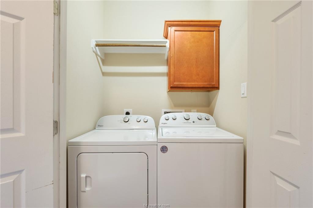 1198 Jones-Butler Road, Unit 2108 College Station, TX 77840 - Photo 8 of 10 a utility room with dryer and washer