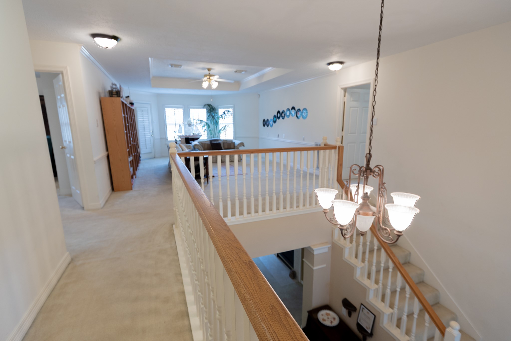 5718 Oakmoss Trail Spring, TX 77379 - Photo 27 of 47 View from hallway towards game room