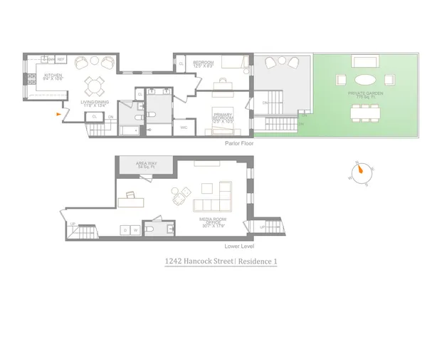 $1,149,000 | 1242 Hancock Street, Unit 1 | Bushwick