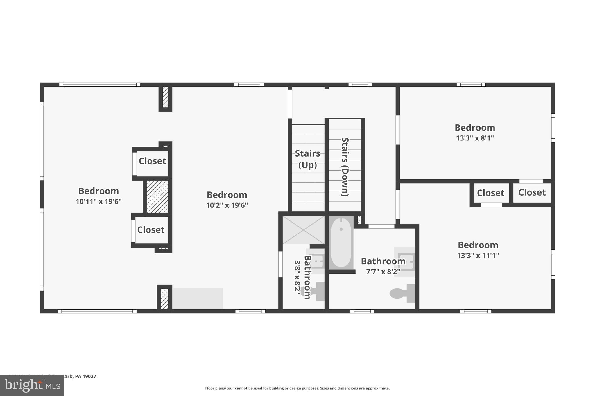 307 Waring Road Elkins Park, PA 19027 - Photo 58 of 59 Second Floor Plan