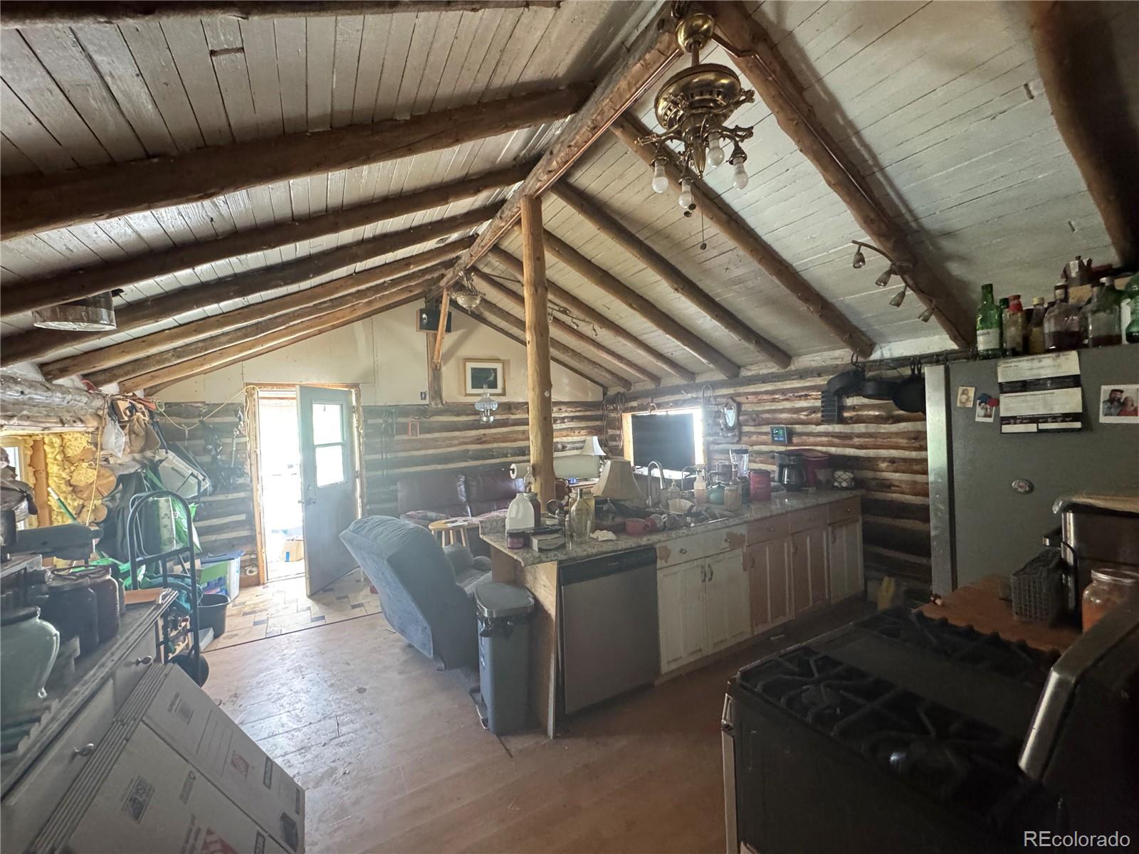4568 Apex Valley Road Idaho Springs, CO 80452 - Photo 9 of 29 a living room with stainless steel appliances granite countertop lots of counter top space