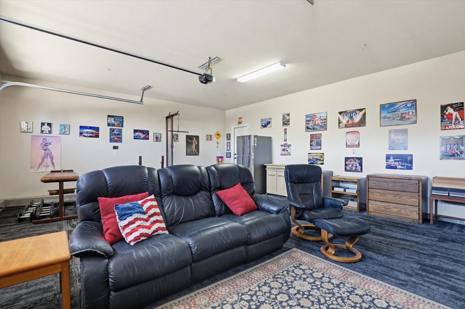 21456 Rucker Court Grass Valley, CA 95949 - Photo 49 of 74 a living room with furniture a flat screen tv and a couch