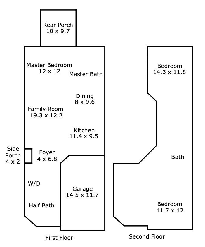 7609 Weathered Oak Way Raleigh, NC 27616 - Photo 22 of 22 Floor Plan