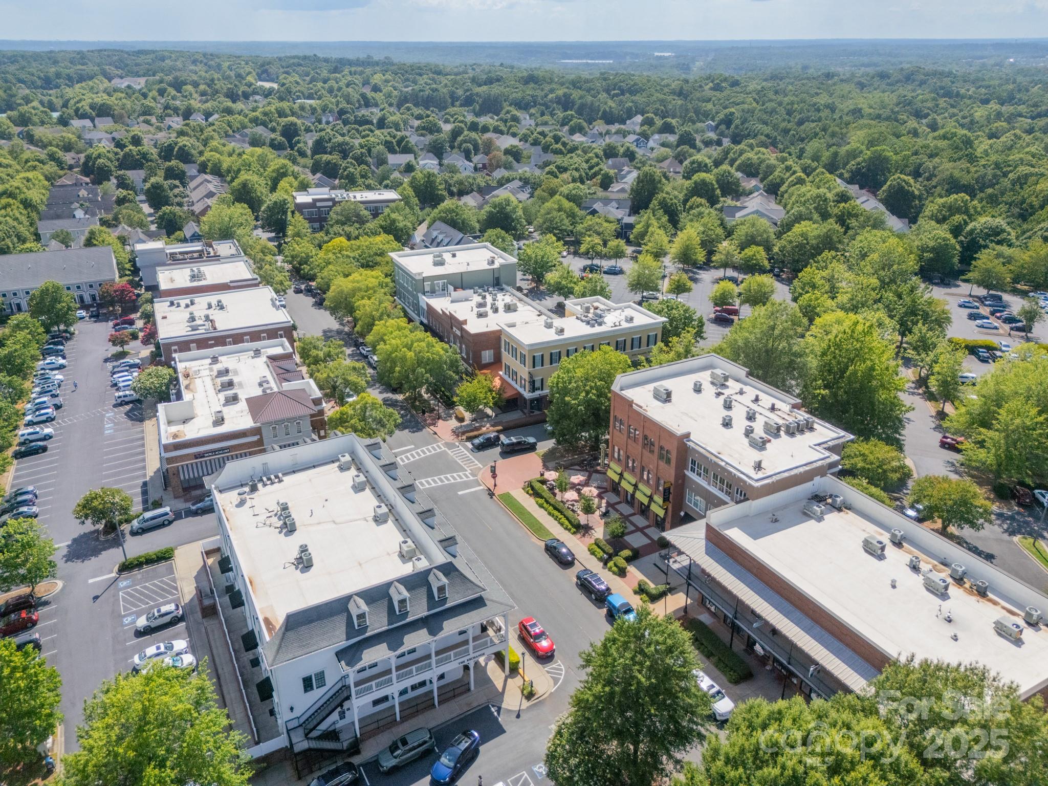 545 Glen Walk Drive Fort Mill, SC 29708 - Photo 47 of 48 an aerial view of a city with lots of residential buildings