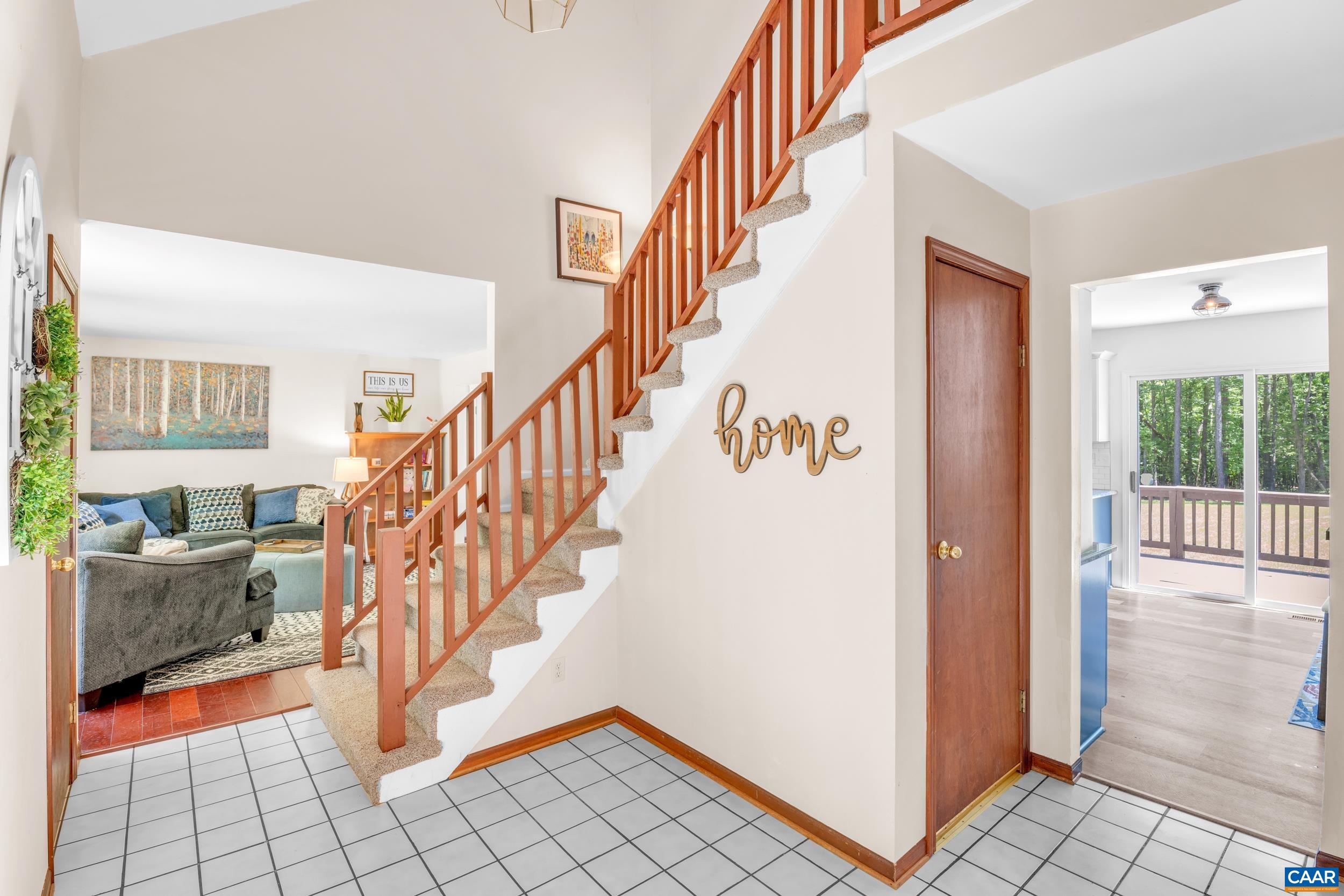 3101 Martin Kings Road Charlottesville, VA 22902 - Photo 17 of 60 a view of an entryway with wooden floor and staircase